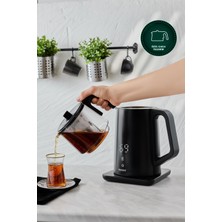 Homend Royaltea Cooltouch 1795H Dokunmatik El Yakmaz Gövdeli Paslanmaz Çelik Konuşan Çay Makinesi