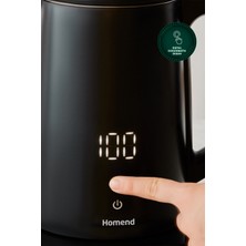 Homend Royaltea Cooltouch 1795H Dokunmatik El Yakmaz Gövdeli Paslanmaz Çelik Konuşan Çay Makinesi