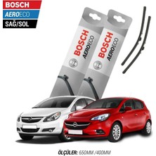 Bosch Opel Corsa D 2014 Model Bosch Aeroeco Muz Silecek Takımı