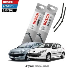 Bosch Peugeot 206 / 206+2008 Model Bosch Aeroeco Muz Silecek Takımı