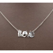 925 Ayar Gümüş Kayak Aşıklarına Özel Kolye