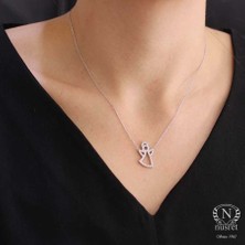 925 Ayar Gümüş Büyük Melek Kolye