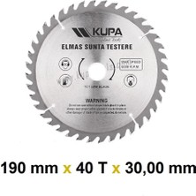 Kupa Hırdavat Kupa Ahşap Sunta Elmas Testere 190 mm x 40T x 30 Mm.