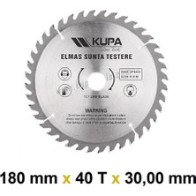 Kupa Hırdavat Kupa Ahşap Sunta Elmas Testere 180 mm x 40T x 30 Mm.