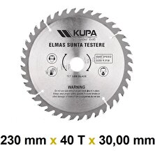 Kupa Hırdavat Kupa Ahşap Sunta Elmas Testere 230 mm x 40T x 30 Mm.