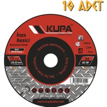 Kupa Hırdavat Kupa Inox Metal Çelik Kesme Taşı 115 Mm. - 10 Adet