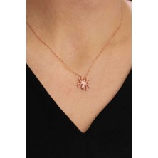 925 Ayar Gümüş  Örümcek Kolye