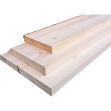 SZN Wood Kütük Raf Ladin-Göknar 1 Kenar Sulama ( Genişlik 20-25 cm Kalınlık 3 cm )