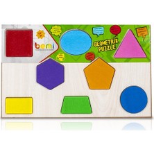 Wogan Edumat Ahşap Geometrik Puzzle Bemi