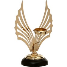 Creart Home Crearthome Pegasus Gold Mumluk 17X14X25 cm AK.JE0086