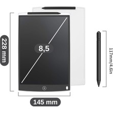 Svein 8,5 Inç Writing LCD Grafik Dijital Kalemli Çizim Tableti Silinebilir Not Yazma Eğitim Yazı Tahtası