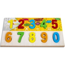 Wogan Edumat Ahşap Puzzle Sayılar Bemi