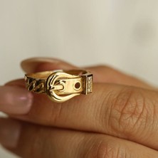 By Milo Jewellery Kemer Figürlü Altın Yüzük