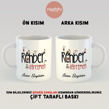 Moddy Store Kişiye Özel Isimli Meslek Rehber Öğretmeni-Öğretmenler Günü-Özel Gün-Baskılı Kupa Bardak Hediyelik