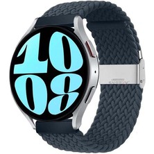 Sneezy Huawei Watch Gt 3 Pro 43MM Ile Uyumlu 20MM Metal Klips Solo Fiberlink Örgü Kordon