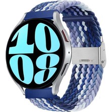 Sneezy Huawei Watch Gt 3 Pro 43MM Ile Uyumlu 20MM Metal Klips Solo Fiberlink Örgü Kordon