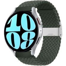 Sneezy Huawei Watch Gt 3 Pro 43MM Ile Uyumlu 20MM Metal Klips Solo Fiberlink Örgü Kordon