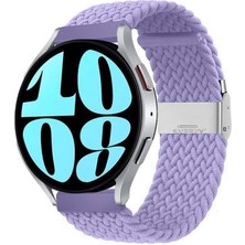 Sneezy Huawei Watch Gt 3 Pro 43MM Ile Uyumlu 20MM Metal Klips Solo Fiberlink Örgü Kordon
