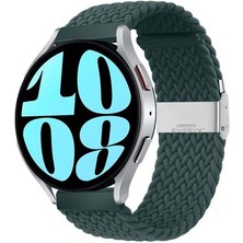 Sneezy Huawei Watch Gt 3 Pro 43MM Ile Uyumlu 20MM Metal Klips Solo Fiberlink Örgü Kordon