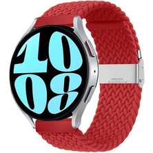 Sneezy Huawei Watch Gt 3 Elegant Active 42MM Uyumlu 20MM Metal Klips Solo Fiberlink Örgü Kordon