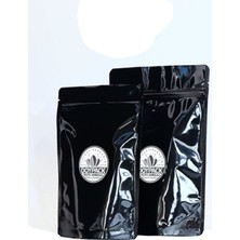Doypack Parlak Siyah Alüminyum Kilitli Doypack 20X30 (1000 Gr.) - 250 Adet