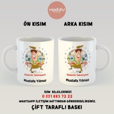 Moddy Store Kişiye Özel Isimli Elektrik Teknisyeni Meslek Tasarımlı Baskılı Kupa Bardak Hediyelik