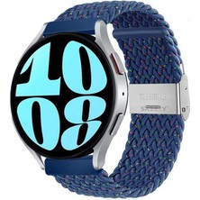 Sneezy Samsung Galaxy Watch Active Active 2 44MM-40MM 20MM Metal Klips Solo Fiberlink Örgü Kordon