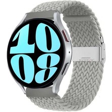 Sneezy Samsung Galaxy Watch Active Active 2 44MM-40MM 20MM Metal Klips Solo Fiberlink Örgü Kordon