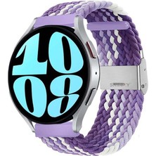 Sneezy Samsung Galaxy Watch Active Active 2 44MM-40MM 20MM Metal Klips Solo Fiberlink Örgü Kordon