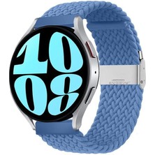 Sneezy Samsung Galaxy Watch Active Active 2 44MM-40MM 20MM Metal Klips Solo Fiberlink Örgü Kordon