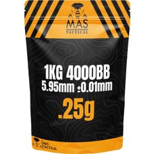 Mas Tactical Bb 0,25GR Airsoft Mermisi (Boncuk)