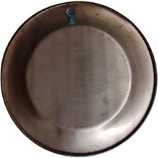 Ony Yapım Bakırdan Mamul Kuşadası Turkey Yazılı  Antika Dekoratif Duvar Tabağı 19 cm