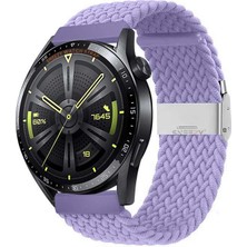 Sneezy Huawei Watch Gt3 Elite-Active 46MM-GT3 Pro-Gt3 Se 22MM Uyumlu Metal Klips Solo Fiberlink Örgü Kordon