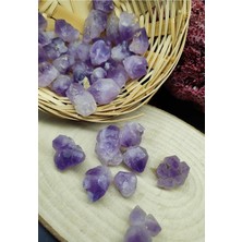 NBS Beautiful Naturel Stones Ametist Diş Cüzdan Boy Doğal Taş (Sertifikalı) AMESTISHAM520