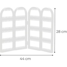 4 Bölmeli Takı Düzenleyici Takı Organizeri Toka Küpe Düzenleme Standı
