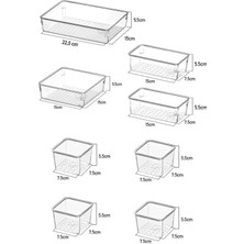 8'li Set Modüler Çekmece Içi Düzenleyici