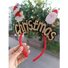 EyER Shoping Yeni Yıl Christmas Kırmızı Yaylı Taç Çocuk Yetişkin Için Uygundur