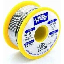 XML Dünyası Kurtel Lehim Teli 200 gr 1,20 mm 60/40
