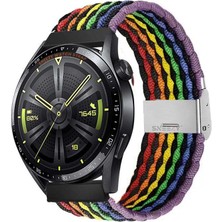 Sneezy Samsung Gear S3 Frontier R760 - S3 Classic R770 22MM Uyumlu Metal Klips Solo Fiberlink Örgü Kordon