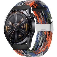 Sneezy Samsung Gear S3 Frontier R760 - S3 Classic R770 22MM Uyumlu Metal Klips Solo Fiberlink Örgü Kordon