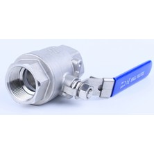 Ball Valve 2 Parçalı Paslanmaz 304 Dişli Küresel Vana