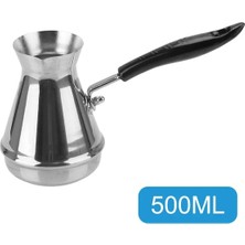 500ML Mutfak Gereçleri Avrupa Uzun Saplı Moka Pot Tereyağı Eritme Potası Kahve Eşyaları Türk Cezvesi Paslanmaz Çelik (Yurt Dışından)