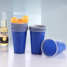 Set C-12CUPS 8 Top 12/24 Bardak Bira Pong Seti Içme Bardağı Masa Oyunu Ev Partisi Plastik Bardaklar Yeniden Kullanılabilir Kırmızı Bardaklar Toss Masa Oyunları Parti Bar Malzemeleri (Yurt Dışından)