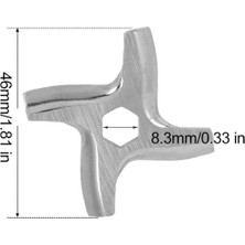 H Mutfak Kıyma Plakası Disk Bıçağı Delikli Öğütücü Plaka Öğütücü Bıçağı (Yurt Dışından)