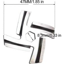 H Mutfak Kıyma Plakası Disk Bıçağı Delikli Öğütücü Plaka Öğütücü Bıçağı (Yurt Dışından)