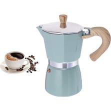 Açık Yeşil 150ML 50ML Soba Üstü Espresso Cezve Makinesi Termo Sürahi Sürahi Alüminyum Pot Mocha Espresso Süzgeç Cafe Su Isıtıcısı Çay Makinesi Mutfak (Yurt Dışından)