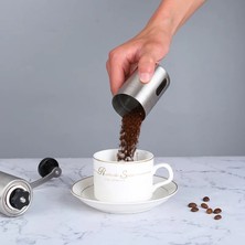 Kısa Manuel Öğütücü El Çelik Seramik Çekirdek Kahve Öğütme El Değirmeni Cafe Burr Değirmeni Öğütücü Seramik Baharat Parti Makinesi 2 Boyutu (Yurt Dışından)