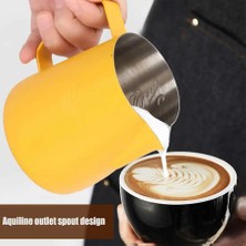 400 ml Yeşil 400 ml Paslanmaz Çelik Kuğu Süt Sürahisi Sürahi Frothing Sürahi Kahve Zanaat Latte Cappuccino Süt Krem Fincan (Yurt Dışından)