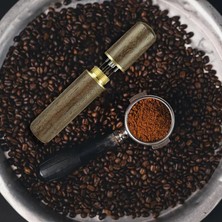 Auburn Kahve Karıştırıcı Paslanmaz Çelik Iğne Tipi Dağıtıcı Dağıtıcı Karıştırma Araçları Doğal Ahşap Saplı Espresso Karıştırma (Yurt Dışından)