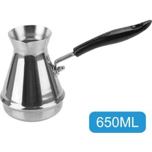 650 ml Kahve Latte Makinesi Su Isıtıcıları Paslanmaz Çelik Arabica Percolator Soba Pot Avrupa Uzun Saplı Mocha Moka Tencere Içecek Araçları (Yurt Dışından)